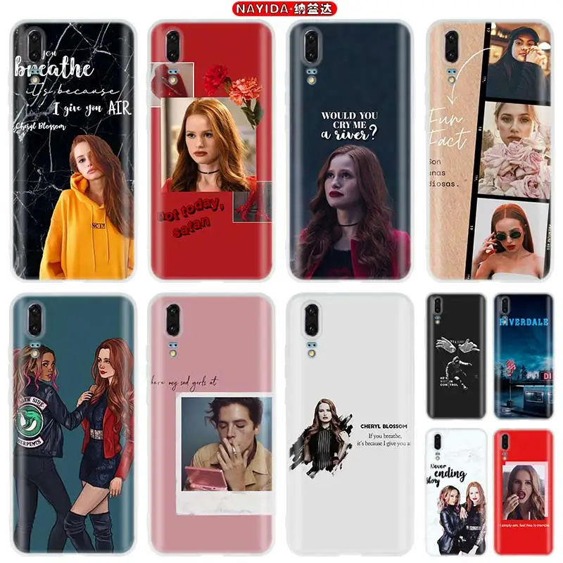 Мягкий силиконовый чехол для Huawei P50 P40 P30 P20 Lite Pro P Smart Z 2019 2020 riverdale choni | Мобильные