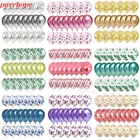 1020 Роза конфетти латексные прозрачные воздушные шары конфетти металлик клипсы для воздушных шаров, душа ребенка Дети День Рождения вечерние свадебный декоративный шар