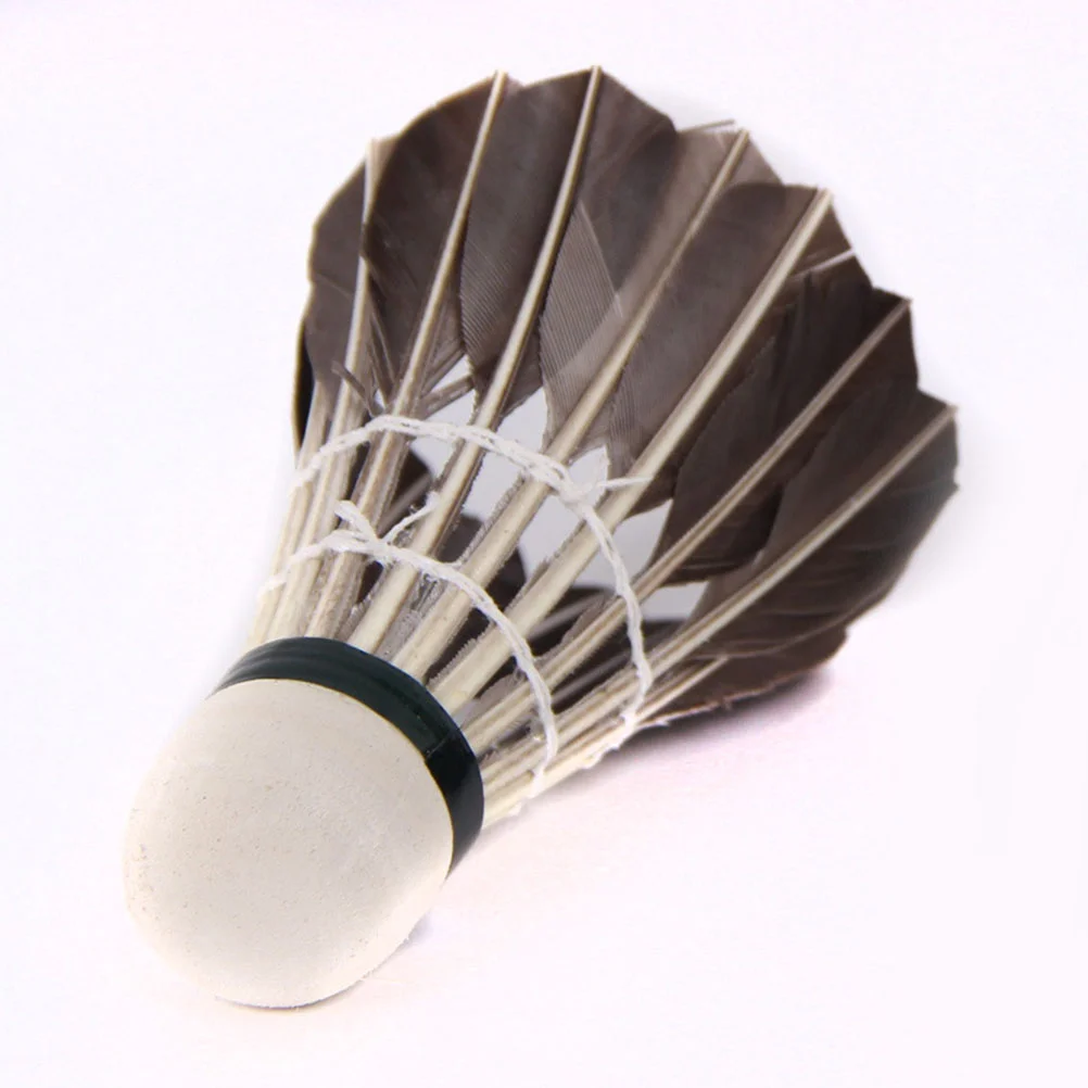 

12pcs Advanced Feather Shuttlecocks with Great Stability and Durability Indoor Outdoor Sports Hight Training Badminton
