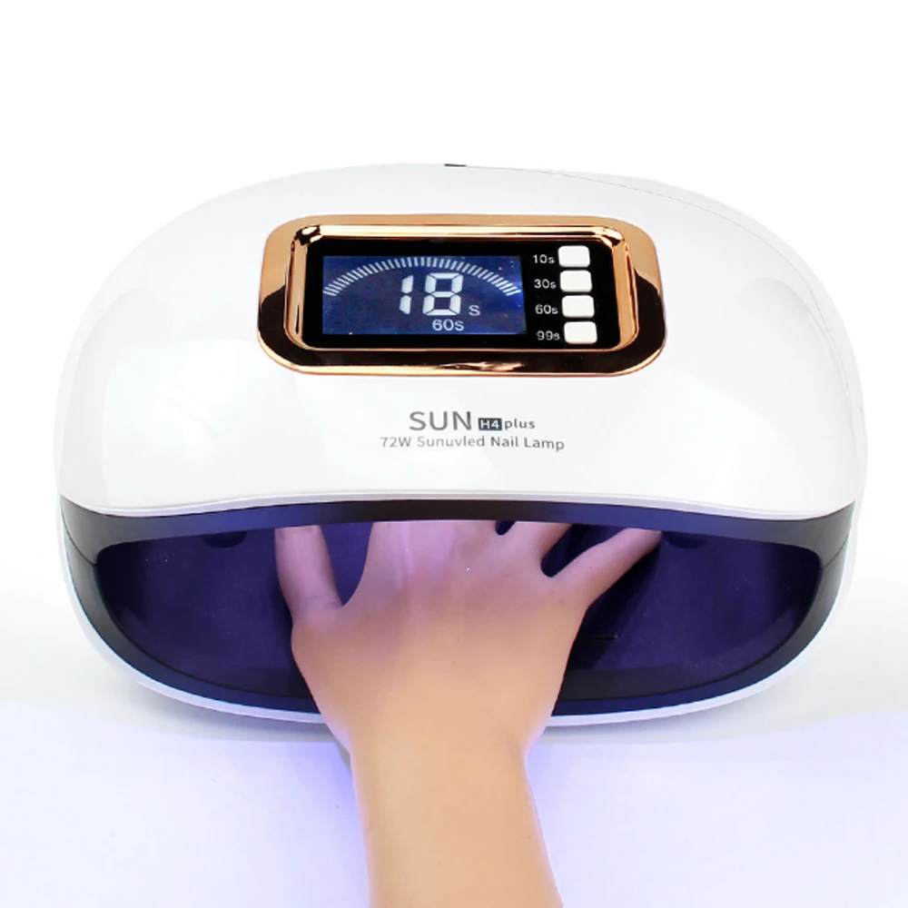 Светодиодный сушильщик для ногтей с двумя руками 72 Вт 36 лампами отверждения УФ
