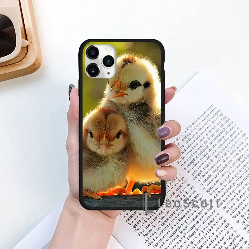 

Cute chick Phone Case for iPhone 11 12 mini pro XS MAX 8 7 6 6S Plus X 5S SE 2020 XR
