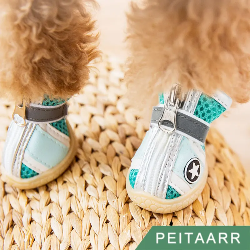 [PEITAARR] Товары для домашних животных Обувь Кроссовки Чехлы ног на мягкой подошве