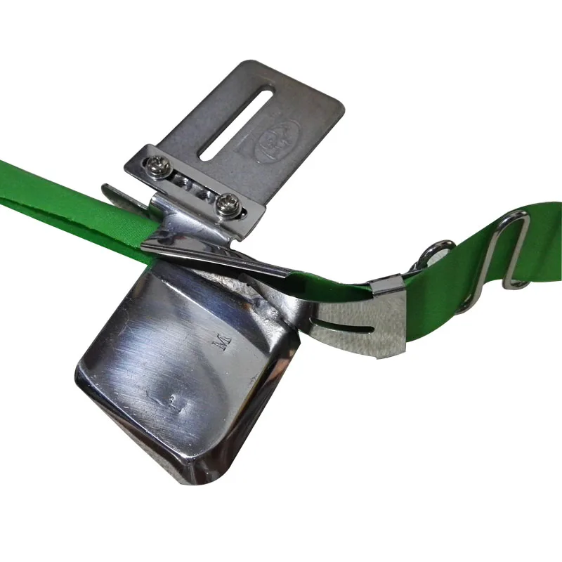 

Flat car folding tube hemmer single folding tube edging unit single folding scorpion curved mouth flat mouth flat edging device