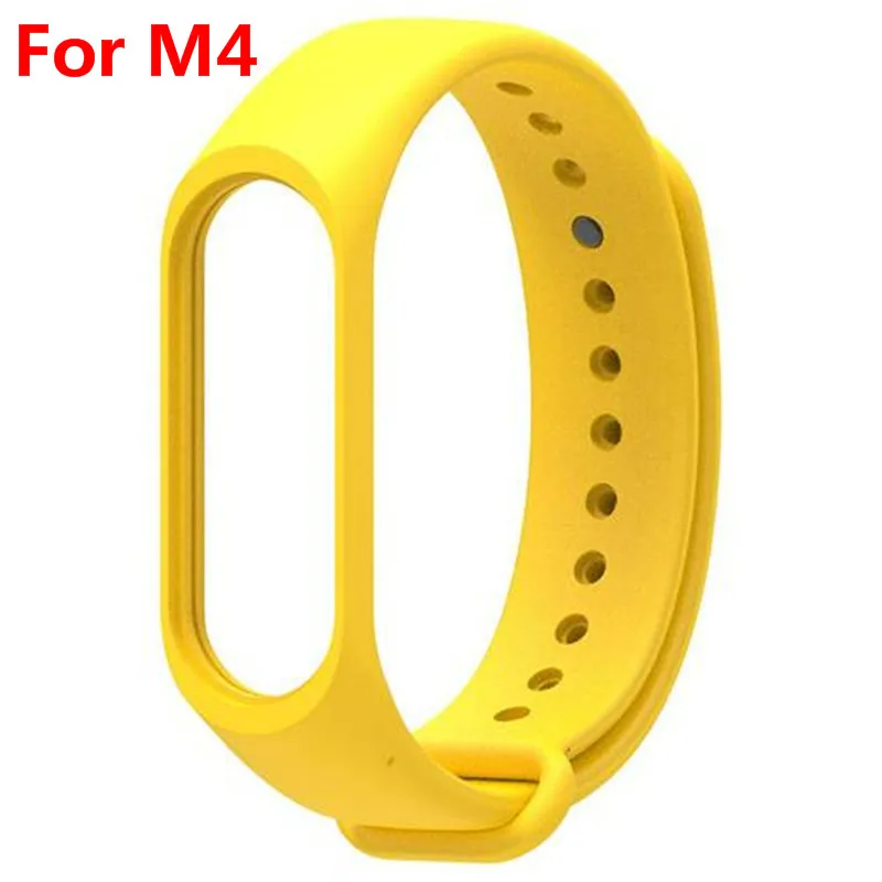 1x умный Браслет для xiaomi mi Band 3 4 спортивный ремешок часы силиконовый ремешок для xiaomi mi band 3 4 браслет mi band 4 3 ремешок - Цвет: For Xiaomi Mi Band 4