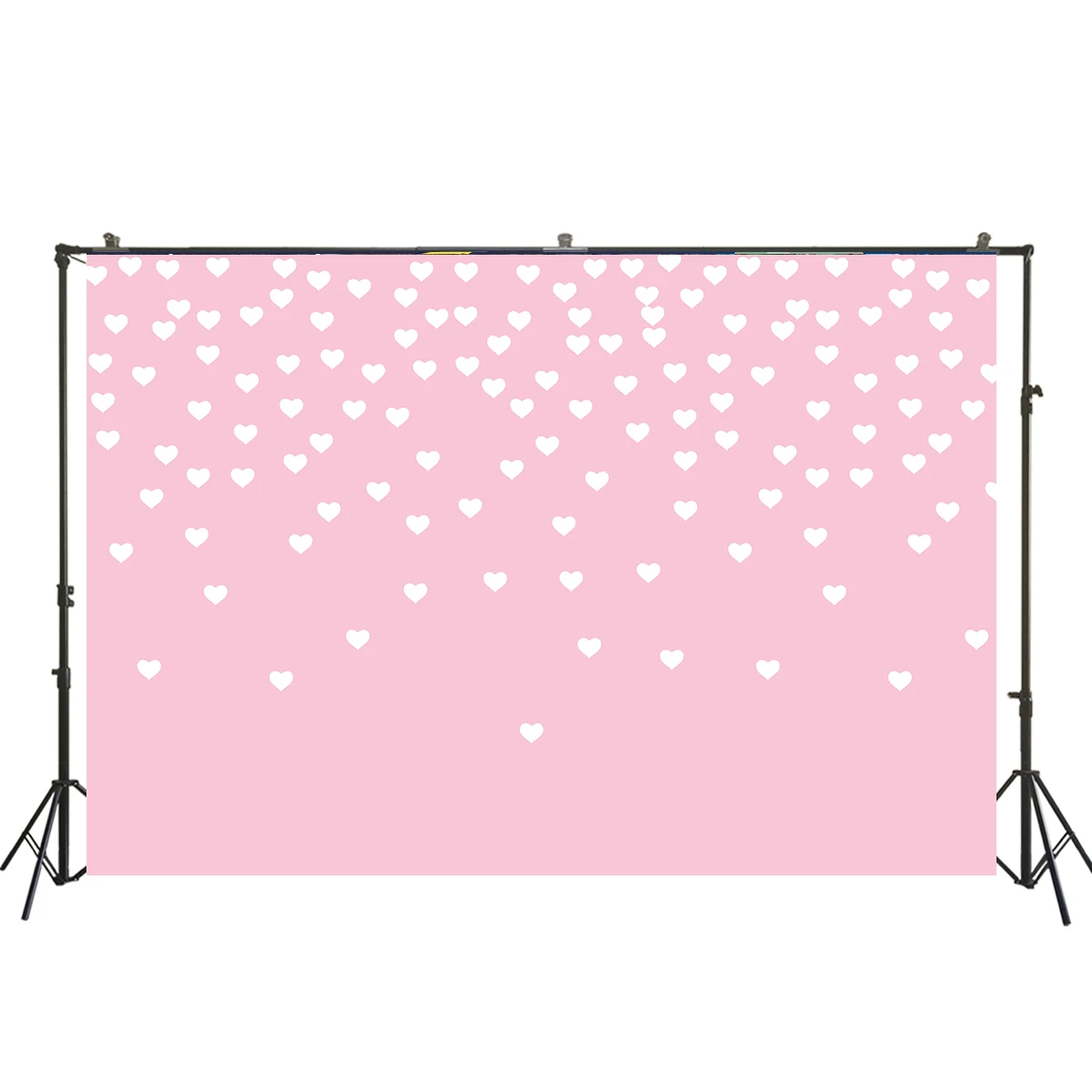 HUAYI Photography Backdrop Valentine's Day Love Hearts Pink Photobooth Background Newborns Baby Child Studio Backdrops US-18 |