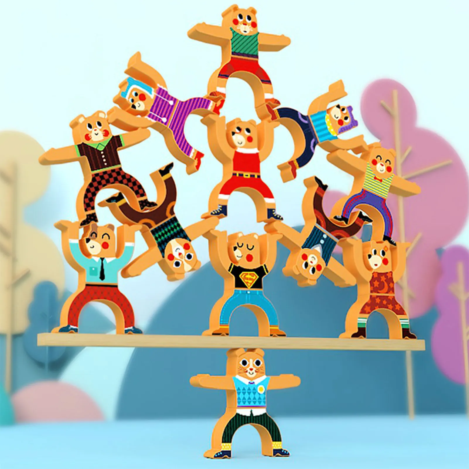 

Endure Hercules Wooden Balance Stacking Toys Early Education Toy Endure Hercules Wooden Balance Stacking Toys Early Education