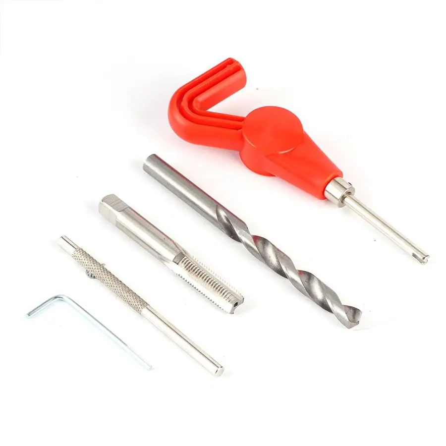 

131pcs/set M5 M6 M8 M10 M12 Metric Damaged Thread Rethread Repair Set For Auto Repair Garage Tools
