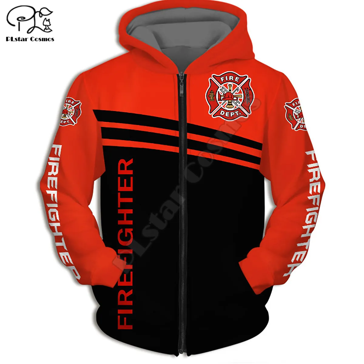Толстовка с 3D принтом Frefighter толстовка капюшоном свитшот женская и мужская