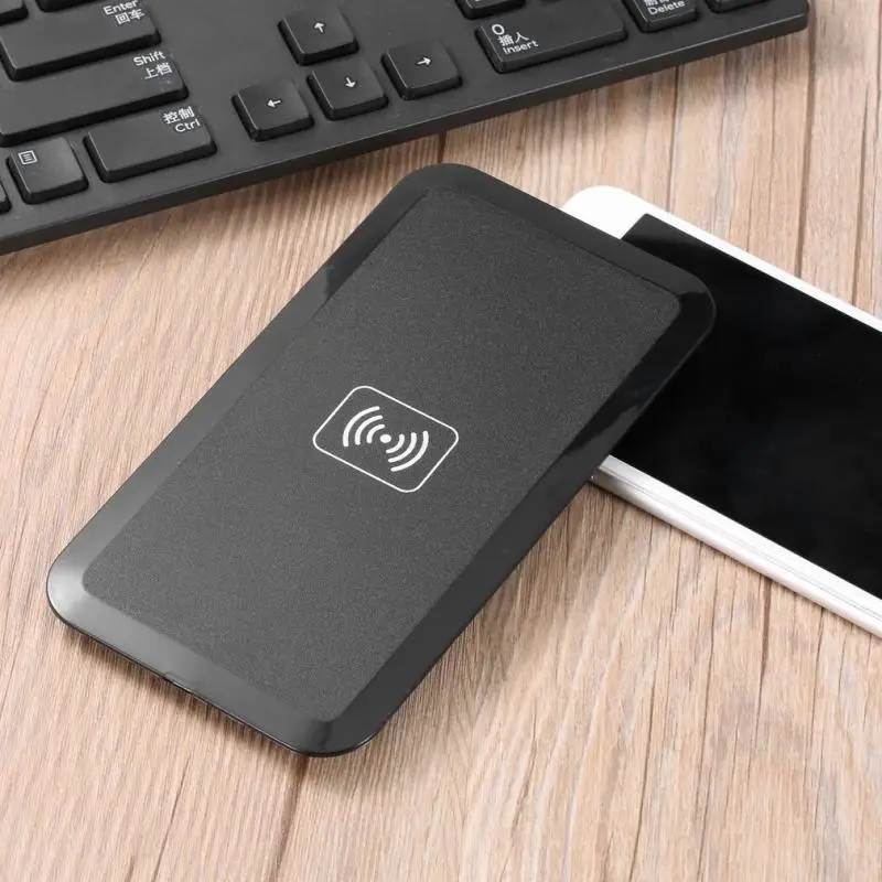 universal car qi wireless charger pad fast charging dock station non slip mat car dashboard holder stand for iphone samsung free global shipping