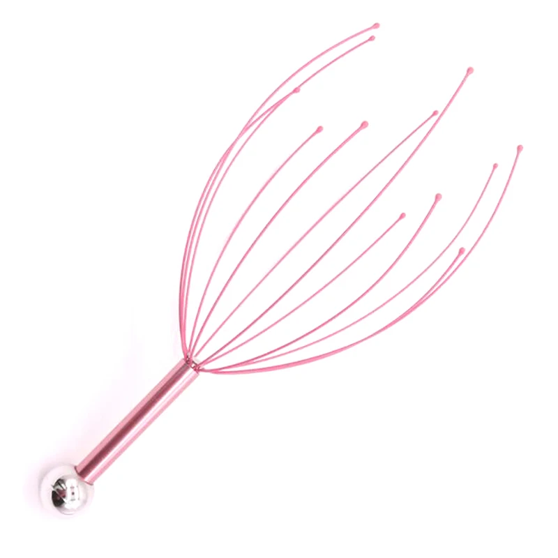 

1Pcs Unisex Octopus Head Scalp Relaxation Massage Pain Relief Body Massager Stress Release Relaxing Claw Metal Massager Device