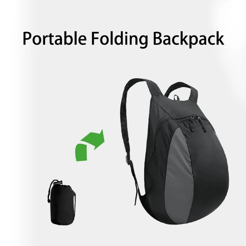 

Nylon Motorcycle Helmet Backpack Water Resistant Camping Hiking Backpack T21E