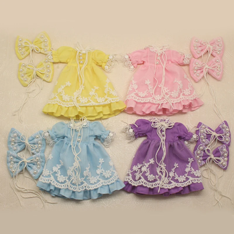 Наряды для куклы Blyth на куклу платье с меламином костюм 1/6 BJD ob24 аниме девочка|blythe