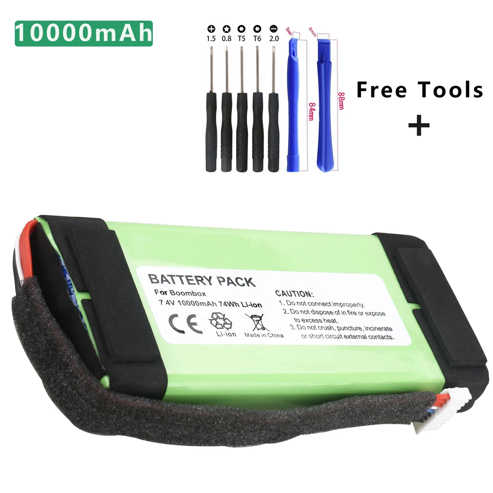 

7.4V 10000mAh GSP0931134 01 For JBL Boombox, JEM3316,JEM3317,JEM3318