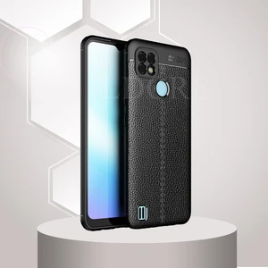 For Realme C21 Case Leather Silicone Shockproof Luxury Case For Realme
C21 Cover for Realme C21 Realme C20 C20A C11 2021 C11 C12