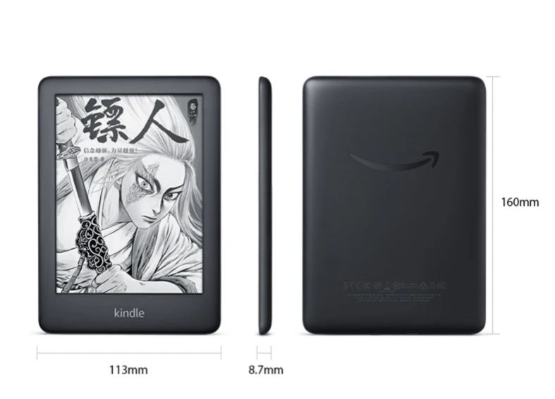 Kindle Black 2019 версия сенсорного экрана эксклюзивное программное обеспечение Wi Fi 4 Гб