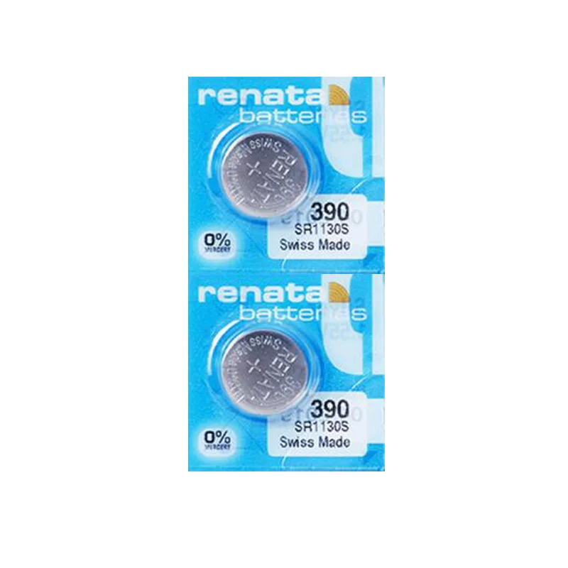 5 шт./лот Renata 390 100% оригинальный новый аккумулятор из оксида серебра для часов
