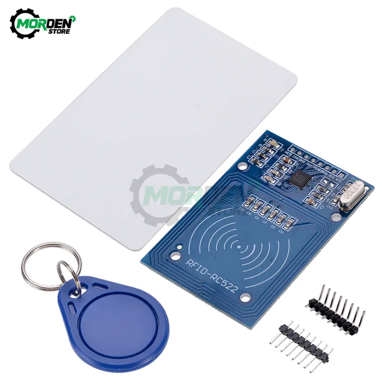

RC522 Kits RFID Module MFRC-522 RC-522 S50 13.56 Mhz 6cm SPI Write Read Writer Reader IC Card for Arduino