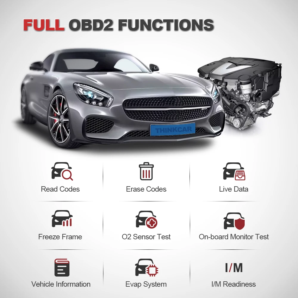 THINKCAR Thinktool mini obd2 сканер Профессиональный полная система диагностики автомобиля