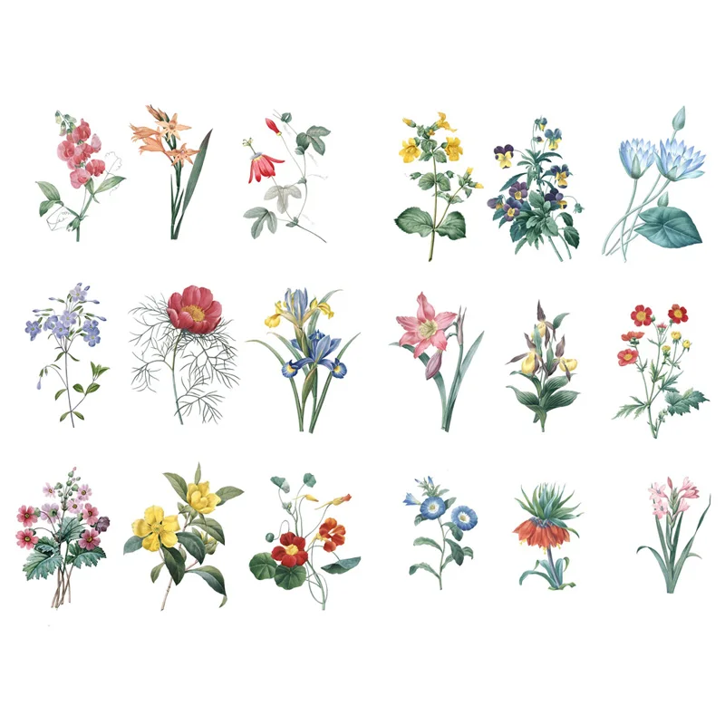 1 шт. винтажные листья цветы Precut Декор скрапбук пуля журнал канцелярские наклейки