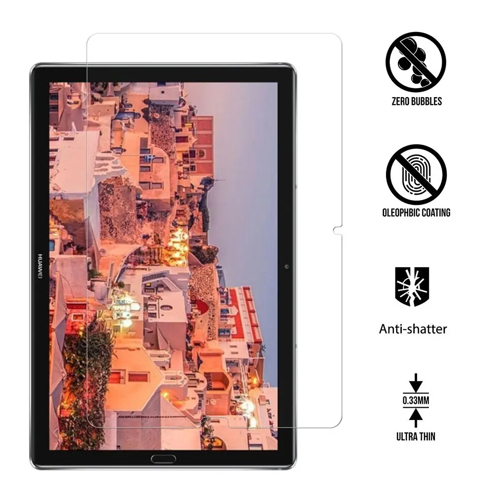 Закаленное стекло 9H для планшета Huawei MediaPad M6 10 8 дюйма 2019 Защита экрана Media Pad