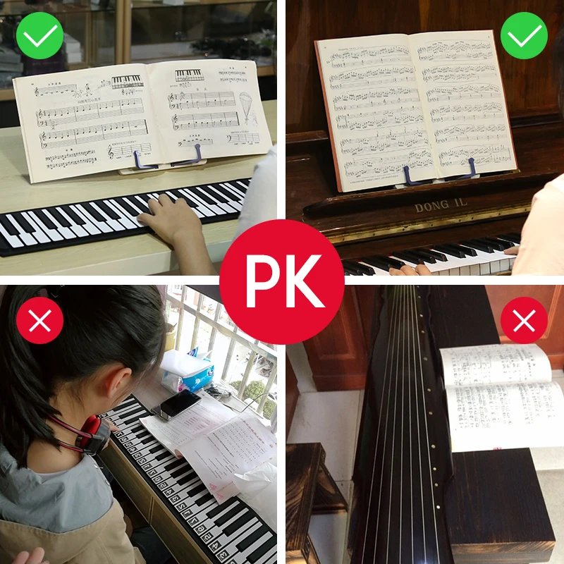 

2022 Reading Book Stand Study Office Books Recipe Shelf Phone Tablet Holder Organizer for Music Score