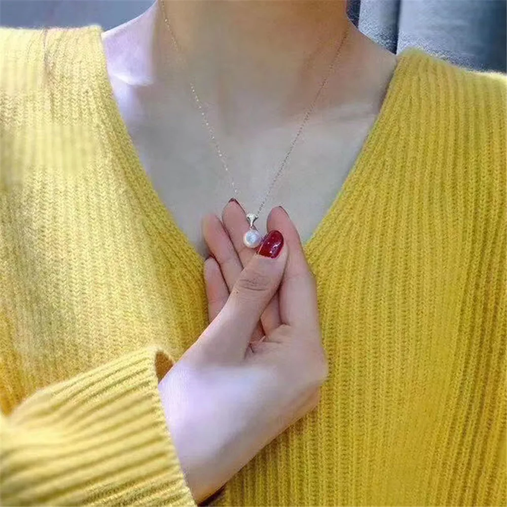 

Real Solid 925 Sterling Silver Connector Oysters Pearl Bead Caps Diy Jewelry Accessories