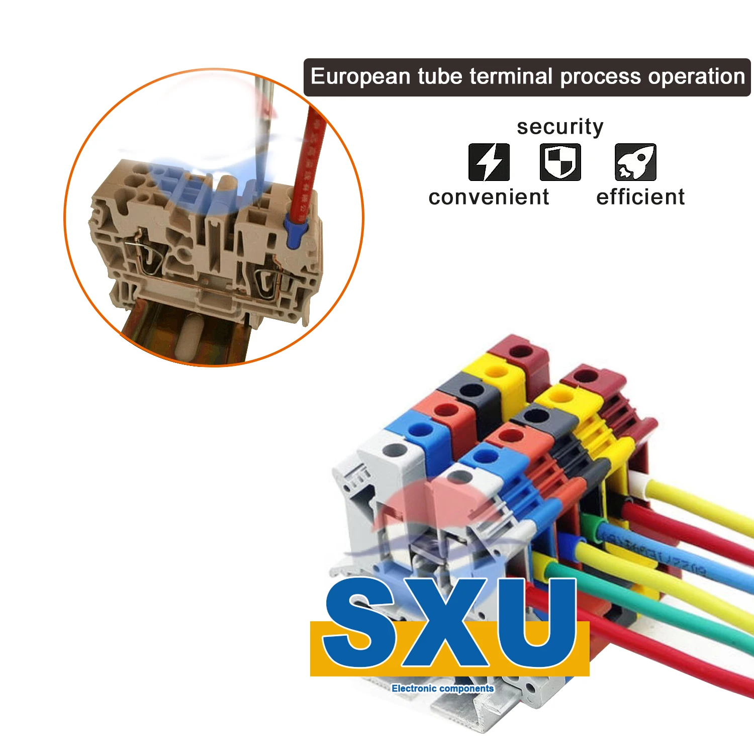 Изолированные наконечники-терминалы в коробке 800 штук E0506 E0508 E7508 E1008 E1510 E2512 E4012 E6012 0.5-6мм² проводной коннектор Терминатор.