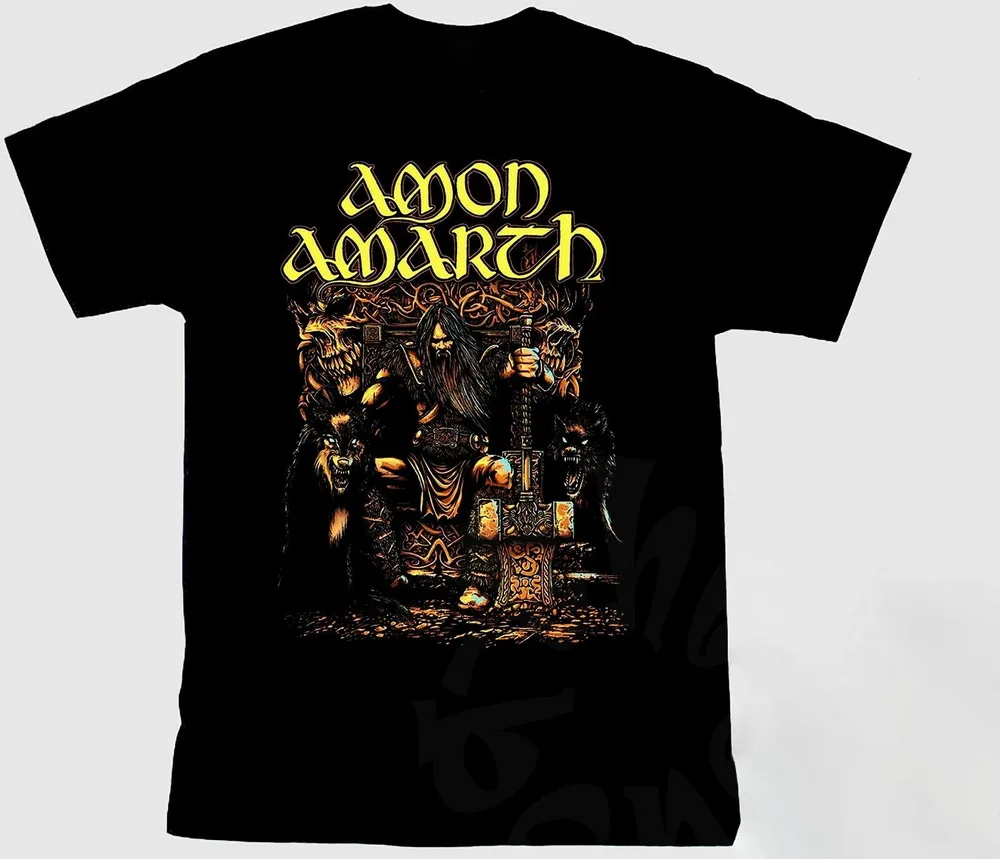AMON AMARTH-Melody Death Metal Band-Arch Enemy Blakc T_shirt-sizes S до 5XL новые трендовые футболки |