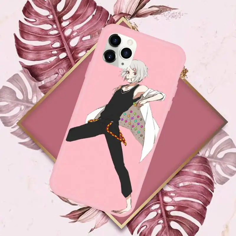 

Anime JUUZOU SUZUYA Tokyo Ghouls Phone Case Candy Color for iPhone 11 pro XS MAX 8 7 6 6S Plus X 5S SE 2020 XR