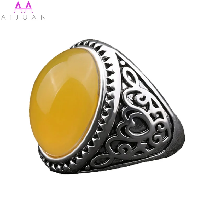 AIJUAN ретро кольцо для мужчин и женщин винтажное покрытие из сплава античное