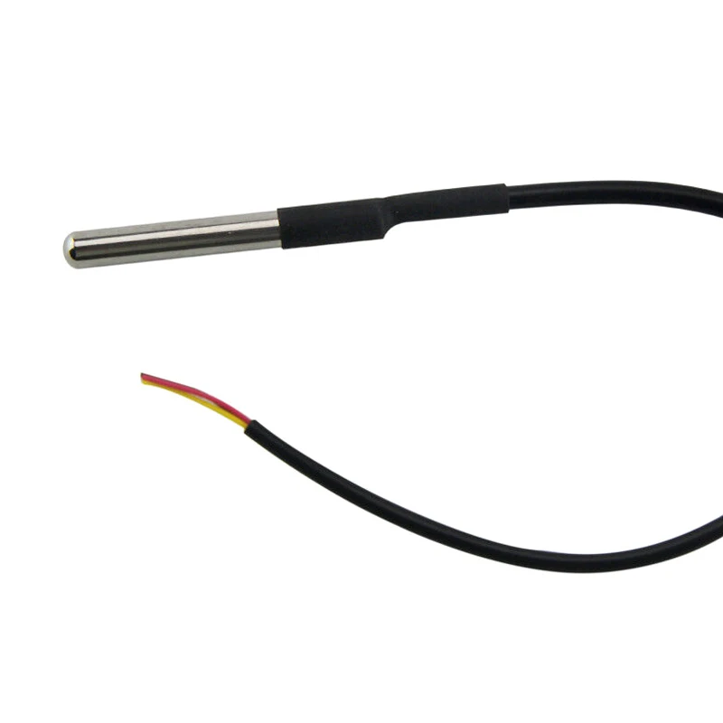 

10pcs Temperature Sensor Waterproof Water Temperature Thermometer Probe DS18B20 NC99
