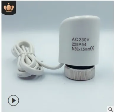 

230v normally open Electric thermal actuator for manifold underfloor heating valve calefaccion suelo radiante actuador