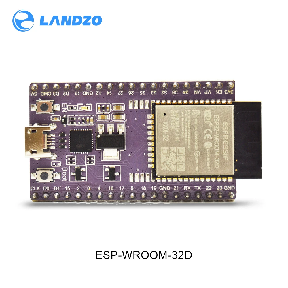 

ESP-WROOM-32 ESP32 ESP-32S Development Board 2.4GHz Dual-Mode WiFi + Bluetooth Dual Cores Microcontroller Processor