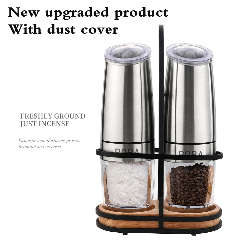 Электрический перечник из нержавеющей стали набор мельницы для соли и перца с