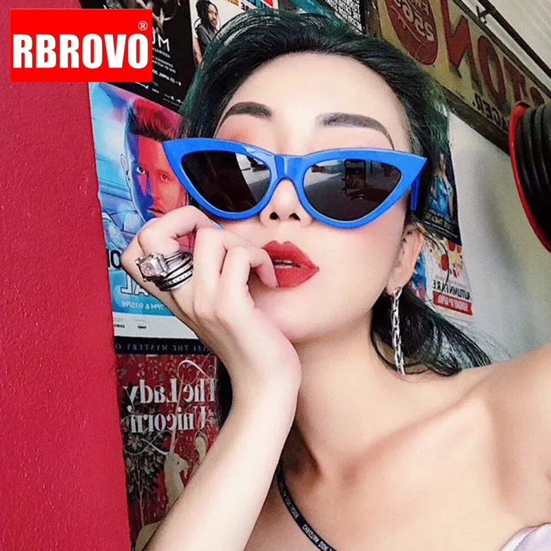 RBROVO 2021 классические солнцезащитные очки кошачий глаз Женские винтажные в