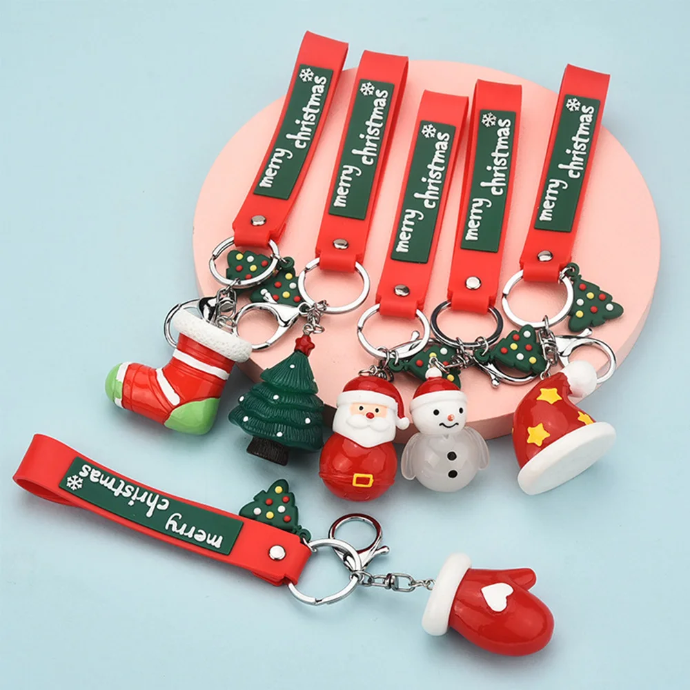 Новый милый мультяшный ПВХ панда кошка и рыбка цыпленок Рождественская елка