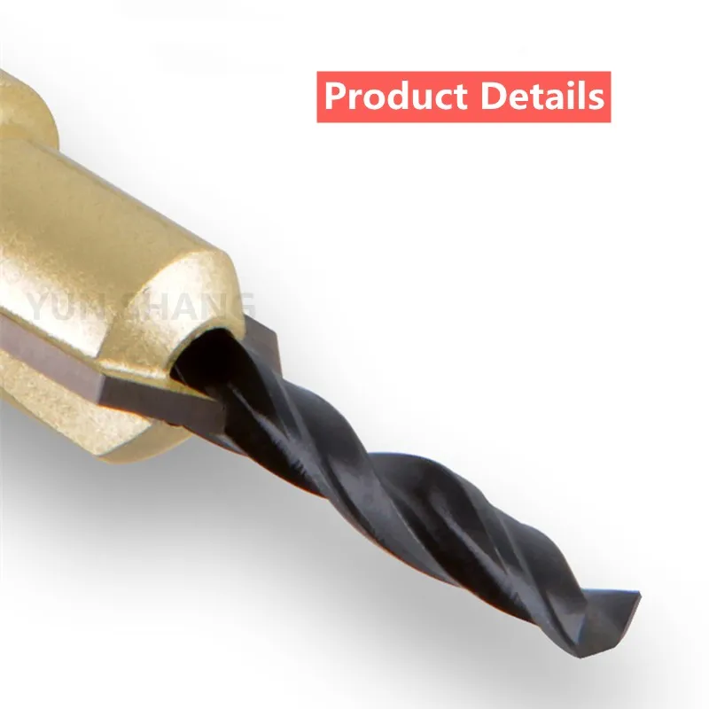 Сверло с потайной головкой винт для глубокого отверстия конус салата перфоратор