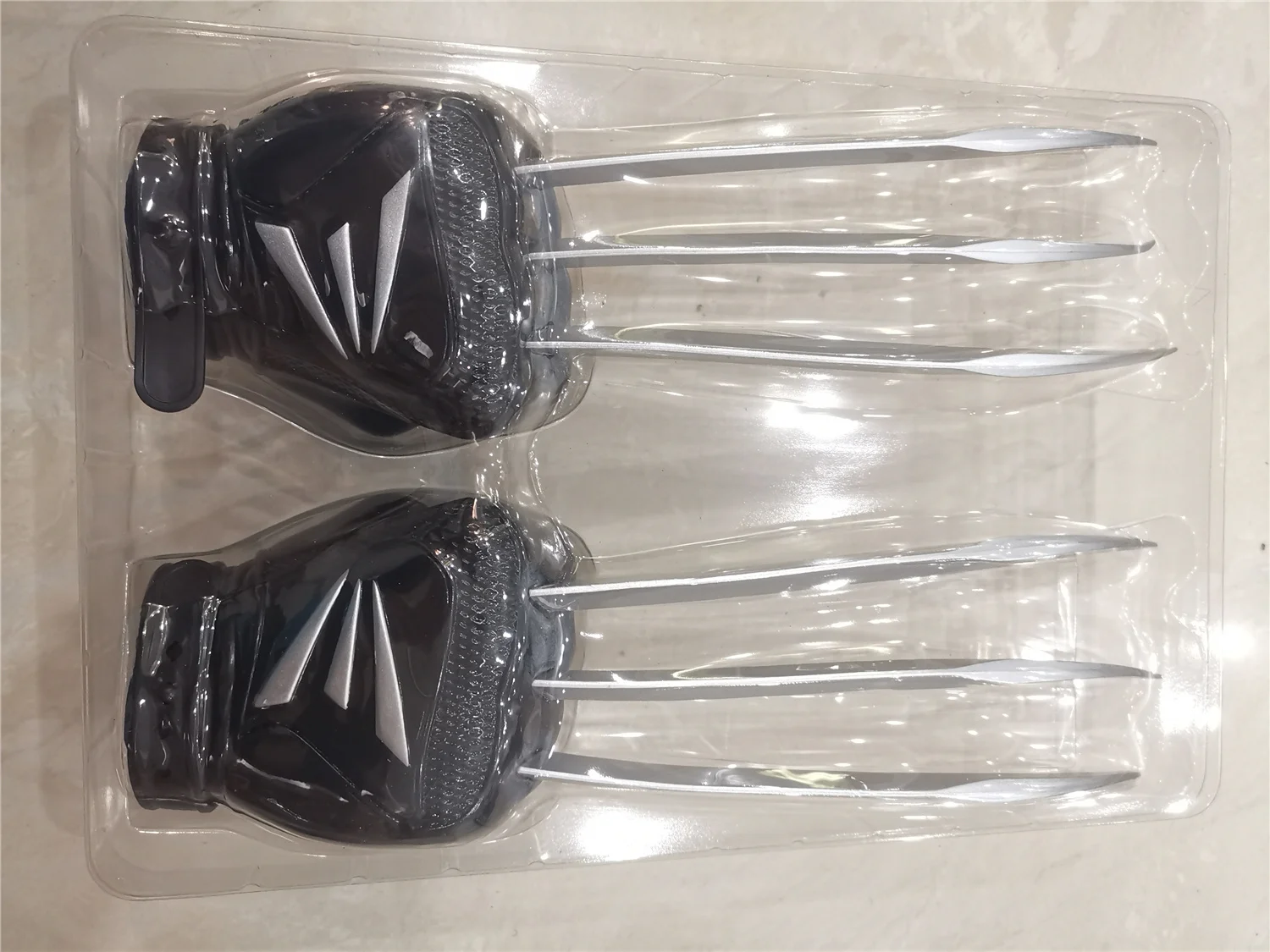 2 родных пластиковых лезвия коготь лапы косплей реквизит Хэллоуин супер герой