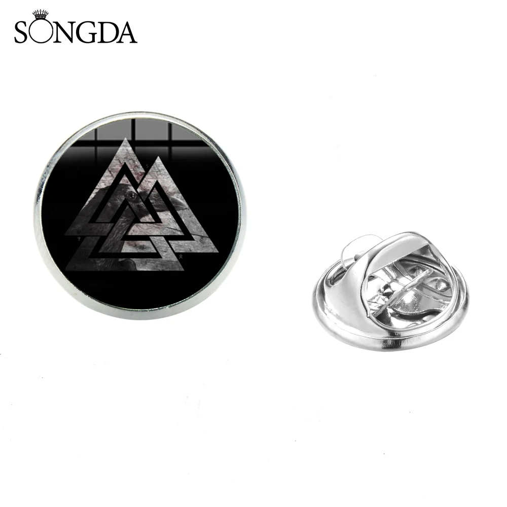 Языческий талисман славянский норвежский валкнут значки тотем Викинга символ