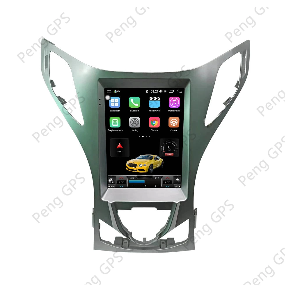 

For Hyundai AZERA Android Radio Multimedia 2011-2014 DVD Player 4G+64G GPS Navigation Car Stereo Touchscreen PX6 8Core Headunit