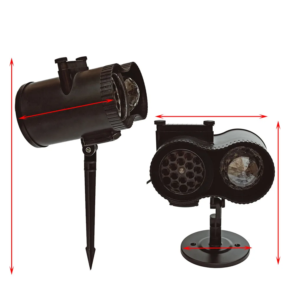 Рождественский проектор на Хэллоуин с 16 узорами светильник Личная