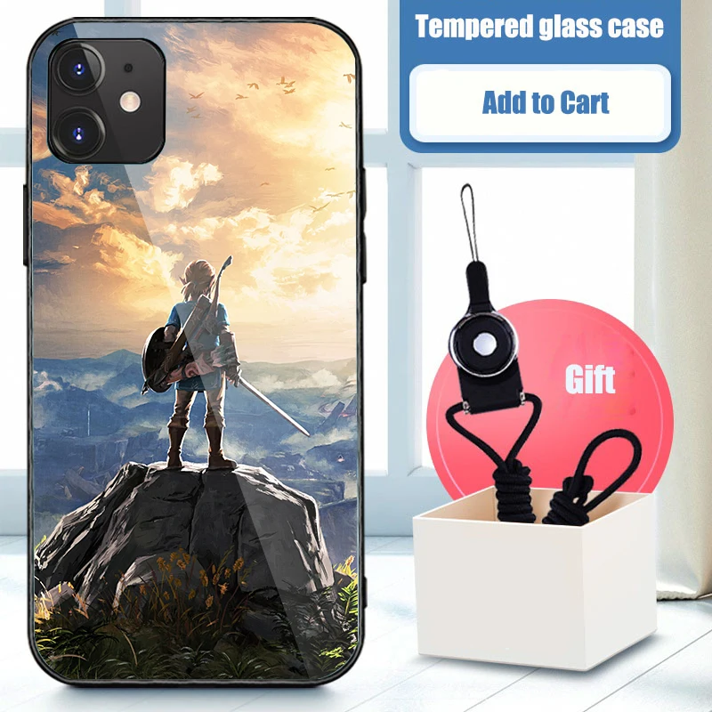 Чехол для телефона Onnlink The Legend of Zelda IPhone11 Pro Max X XR XS силиконовый чехол из закаленного