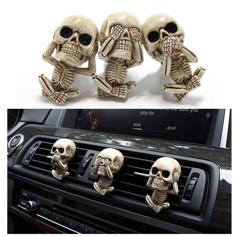 

Automobile Air Outlet Decoration Skeleton Fragrance Durable And Long Lasting Halloween Decoration Car Interior Accessories