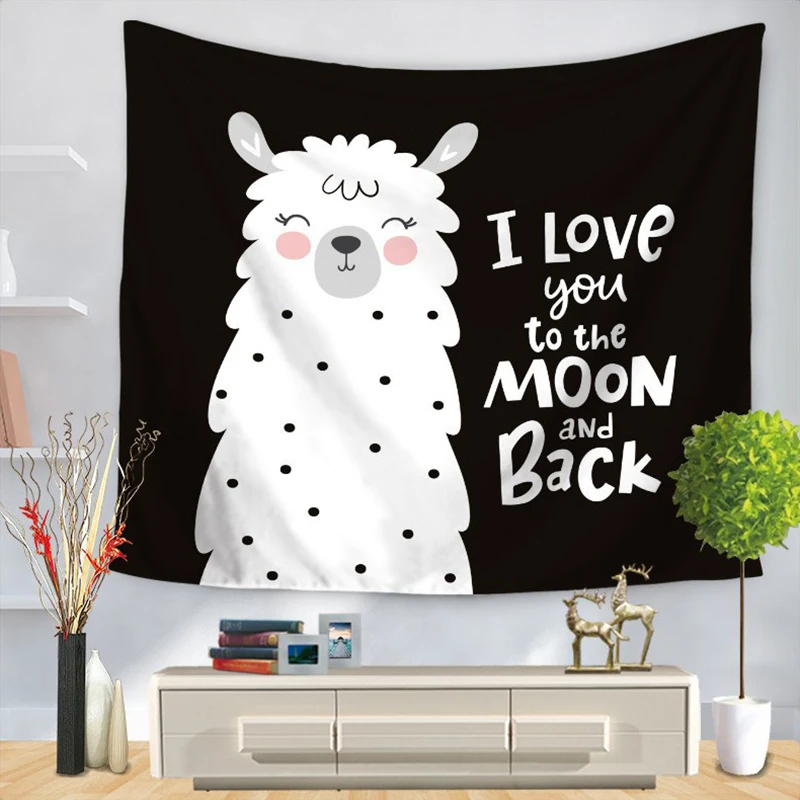 Альпака настенный гобелен домашний декор одеяло простыня искусство хиппи для