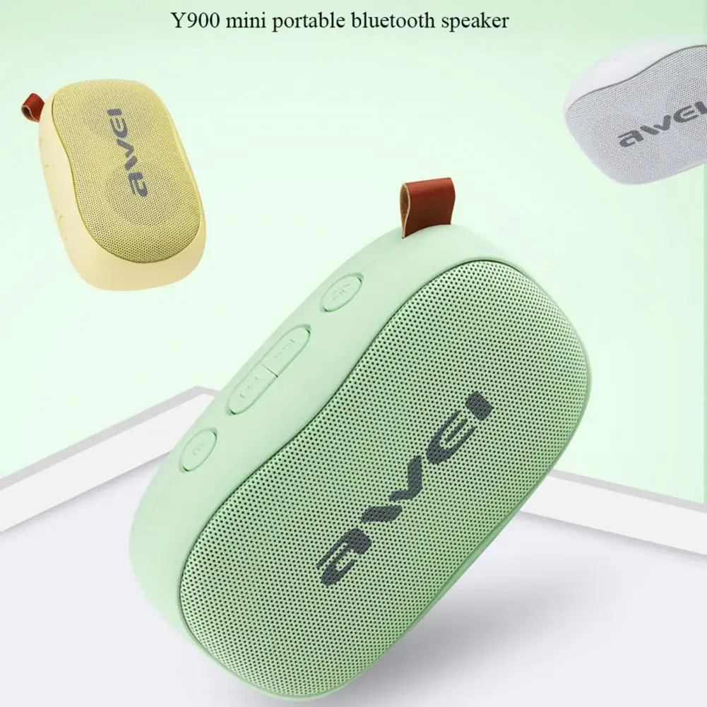 

Awei Y900 Audio Bluetooth Noise Reduction Mini Candy Color Loudspeaker playing and two-way calling supports TF MP3 USB sound car