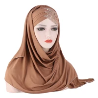milk silk vintage forehead bright silk and milk silk scarf and hat two piece malaysian muslim ladies dubai tradition style