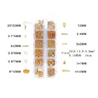 DIY серьги изготовление материала Золотой крючок застежка омаровкулонсоединительные кольцакоробка шаровой цепи наборы для изготовления украшений вручную