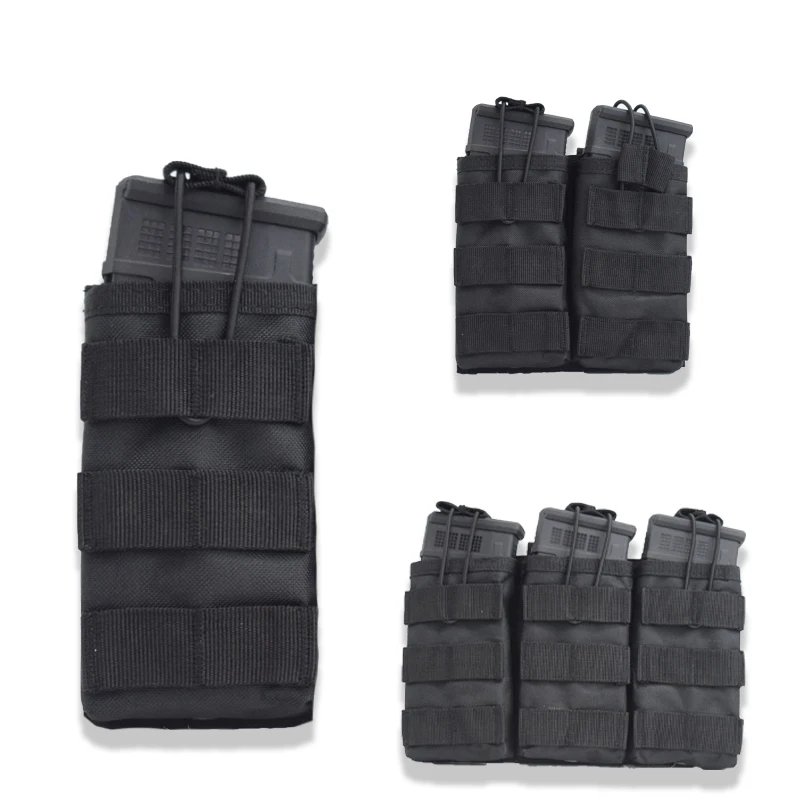 

Tactical Molle Pouch Military Waist Bag Outdoor Vest Pack Case Hunting Double / Triple Magazine Pouch Gun Accessories