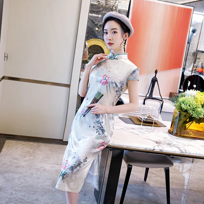 

Cheongsam Qipao Mujer Vestidos M-4XL