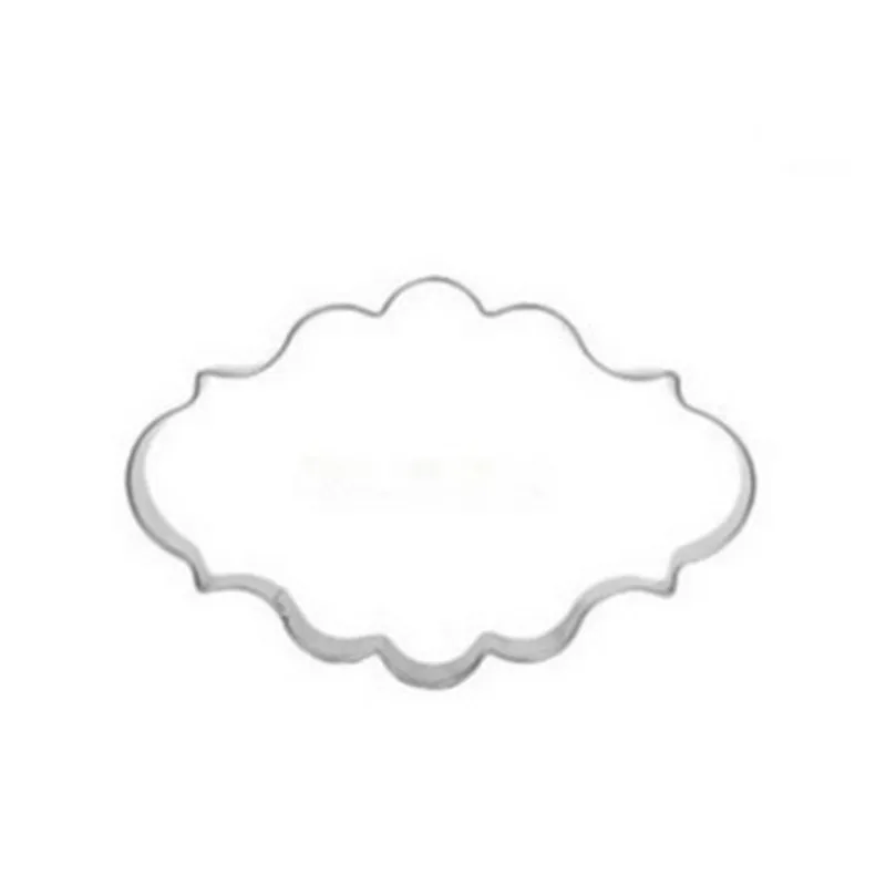 1PC B TTLIFE 3 шт./компл. Печенье Кондитерские инструменты Fondant Mold Нержавеющая сталь торт формочка, Инструменты для декорирования рамки аксессуары для выпечки - Цвет: 1PC B